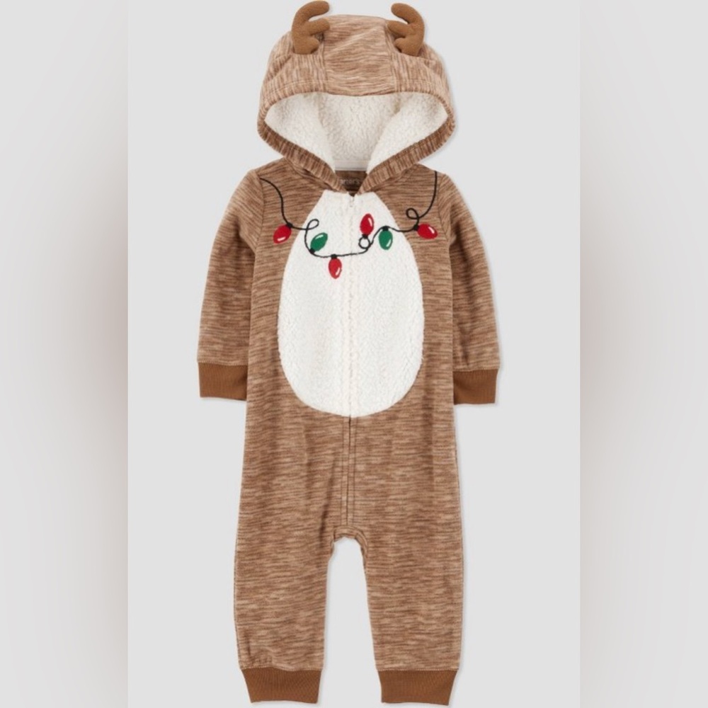 Carter’s Just One You Baby Holiday Reindeer Jumpsuit